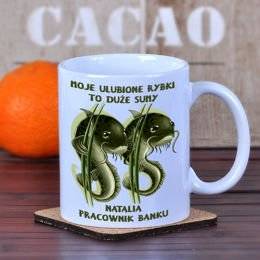 Kubek dla pracownika banku