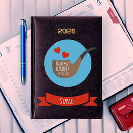 Kalendarz z nadrukiem- Najlepszy Dziadek na świecie