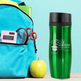 Kubek termiczny zielony dla studenta