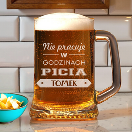 Kufel - "Nie pracuję w godzinach picia"