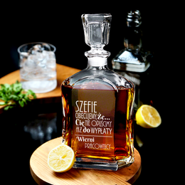 Karafka do whisky - Dla SZEFA
