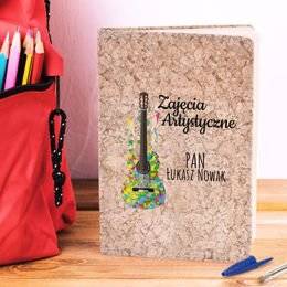 Notes korkowy dla nauczyciela - Zajęć artystycznych