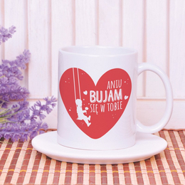 Kubek z nadrukiem- Bujam sie w Tobie -dla Niej