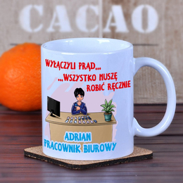 Kubek dla pracownika biurowego