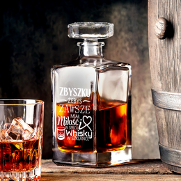 Karafka do whisky - ...miłość w sercu...