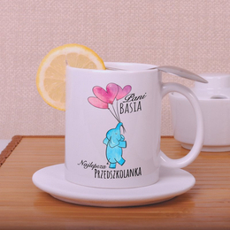 Kubek dla przedszkolanki "słonik"