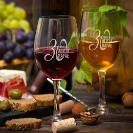 Kieliszki do wina -  rocznica.