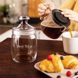 Słoik na słodycze z grawerunkiem - TWÓJ tekst