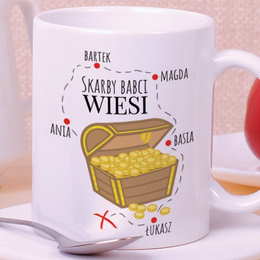 Kubek z nadrukiem- "Skarby Babci"