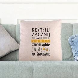 Poduszka - Zacznij dzień od dobrego żartu