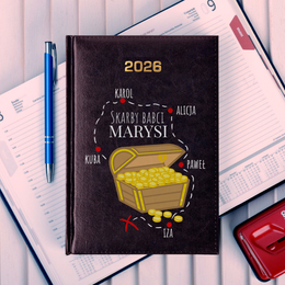 Kalendarz z nadrukiem- "Skarby babci"