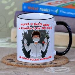 Kubek dla stomatologa mężczyzny