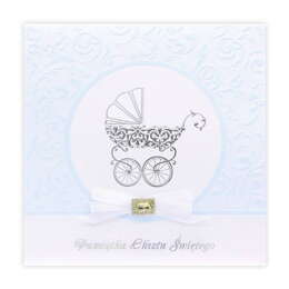 Pamiątka z okazji Chrztu Świętego - Wózek