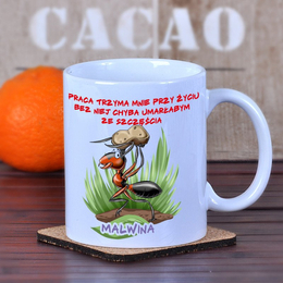 Kubek- praca trzyma mnie przy życiu...