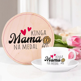 Zestaw prezentowy dla mamy - Mama na medal
