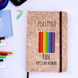 Notes korkowy dla nauczyciela - Plastyka