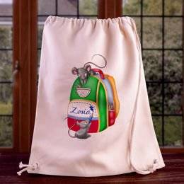 Worek na plecy dla dziecka - myszki