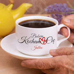 Filiżanka z nadrukiem- Babciu Kocham Cię