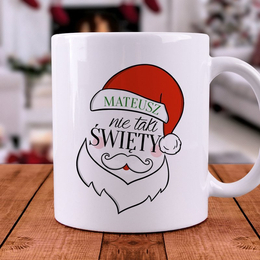 Kubek świąteczny - Nie taki święty
