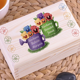 Pudełko z herbatą Lipton - Bratki dla Babci i Dziadka