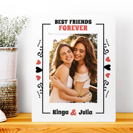Ramka pionowa na zdjęcia - Najlepsze przyjaciółki