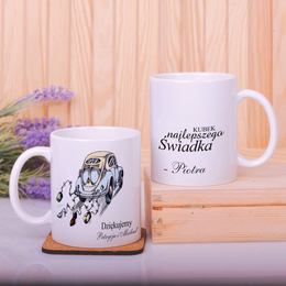 Dwa kubki- dla najlepszych świadków