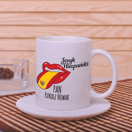 Kubek dla nauczyciela języka hiszpańskiego