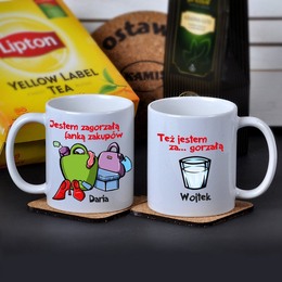 Dwa kubki dla zagorzałej pary