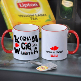 Kubek "Kocham Cię jak wariatka"