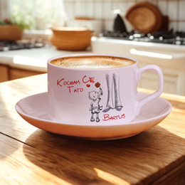 Filiżanka z nadrukiem - Kocham Cię Tato - od syna