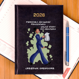 Kalendarz z nadrukiem dla pracownika