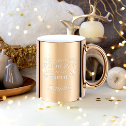 Złoty Kubek z grawerem- z okazji urodzin