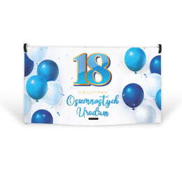 Elegancie pudełko drewniane na banknoty/vouchery/czekoladę na osiemnastkę-BALONY