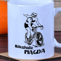 Kubek dla kolarki / rowerzystki