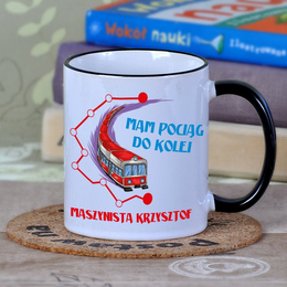 Kubek dla pracownika kolei