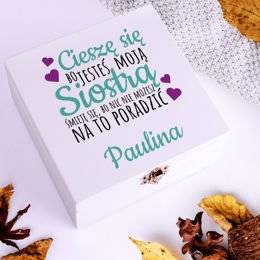 Pudełko z herbatą Lipton - dla siostry