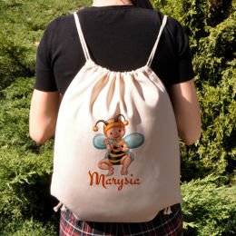 Worek na plecy dla dziecka - pszczółka