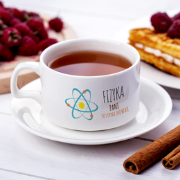 Filiżanka z nadrukiem dla nauczyciela fizyki