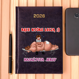 Kalendarz z nadrukiem - dla Fizjoterapeuty / Masażysty