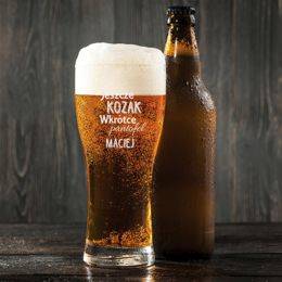 Szklanka do piwa - Jeszcze kozak- prezent na wieczór kawalerski