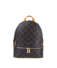Plecak / Torebka damska Puccini Monogram BLXP0010-2 brązowy