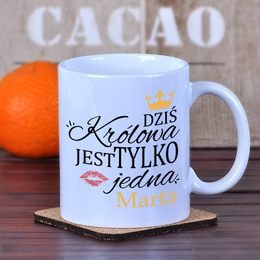 Kubek "Dziś królowa jest tylko jedna"