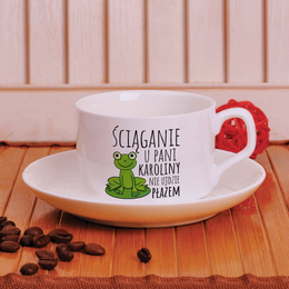 Filiżanka z nadrukiem dla nauczyciela biologii