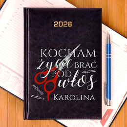 Kalendarz z nadrukiem - dla fryzjerki / fryzjera