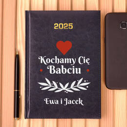 Kalendarz z nadrukiem- "Kochamy Cię babciu"