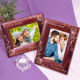 Ramka na zdjęcia- ornament z Twoim tekstem