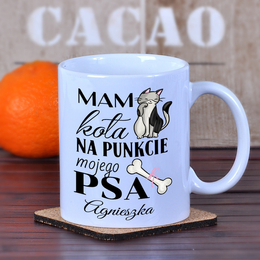 Kubek "Mam kota na punkcie mojego psa"