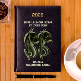 Kalendarz z nadrukiem dla pracownika banku/księgowego/dyrektor/maklera