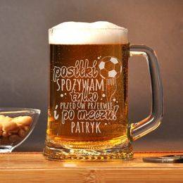 Kufel z grawerem - dla kibica piłki nożnej