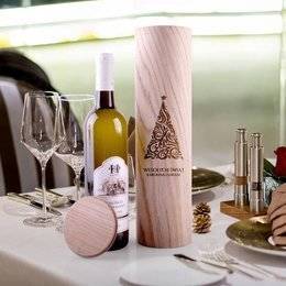 Tuba na wino - pudełko Wesołych Świąt - choinka